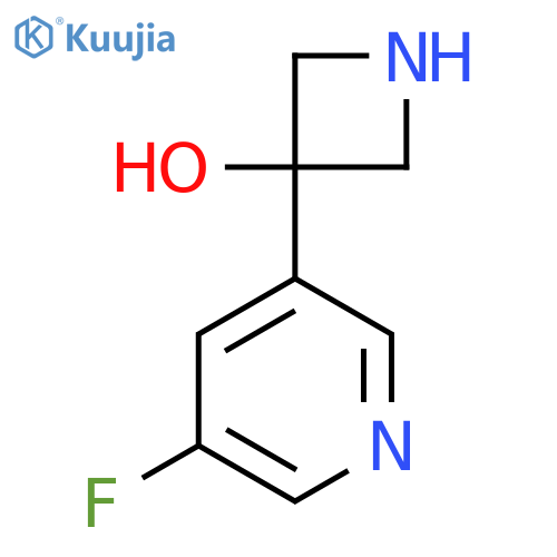 3-(5-Fluoropyridin-3-yl)azetidin-3-ol structure