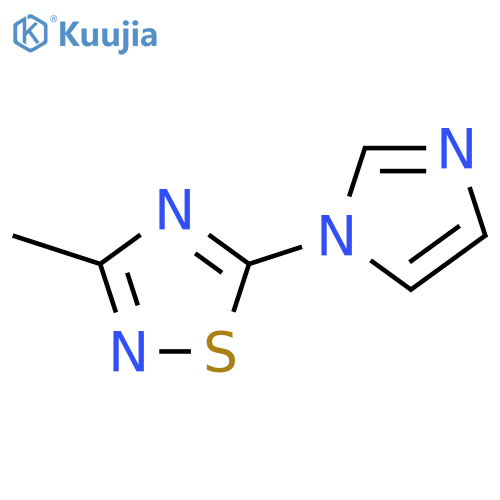 5-(1H-imidazol-1-yl)-3-methyl-1,2,4-thiadiazole structure
