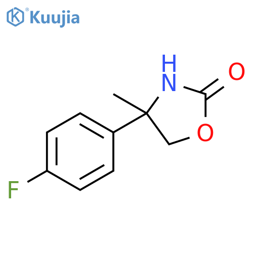 2-Oxazolidinone, 4-(4-fluorophenyl)-4-methyl- structure