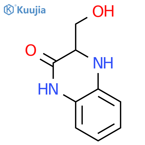 3-(hydroxymethyl)-1,2,3,4-tetrahydroquinoxalin-2-one structure