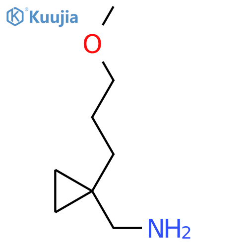 1-(3-methoxypropyl)cyclopropylmethanamine structure