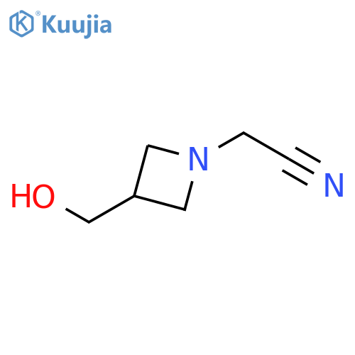 2-[3-(hydroxymethyl)azetidin-1-yl]acetonitrile structure