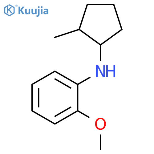 2-methoxy-N-(2-methylcyclopentyl)aniline structure