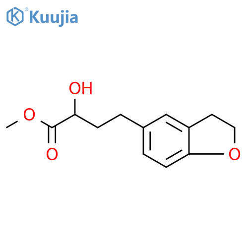 methyl 4-(2,3-dihydro-1-benzofuran-5-yl)-2-hydroxybutanoate structure