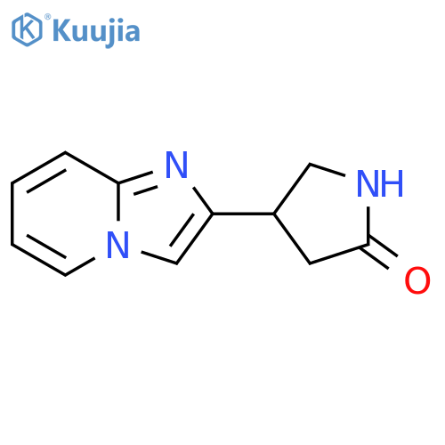 4-{imidazo1,2-apyridin-2-yl}pyrrolidin-2-one structure
