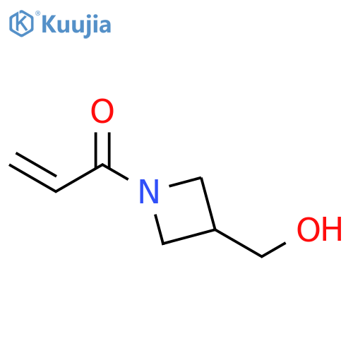 1-[3-(hydroxymethyl)azetidin-1-yl]prop-2-en-1-one structure