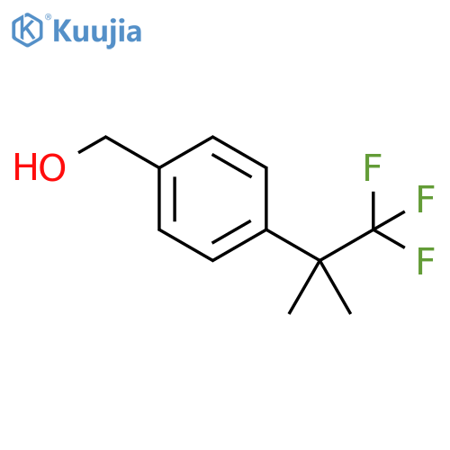 4-(2,2,2-Trifluoro-1,1-dimethylethyl)benzenemethanol structure