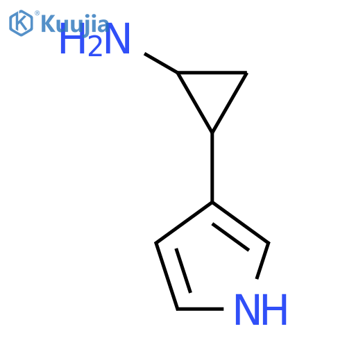 2-(1H-pyrrol-3-yl)cyclopropan-1-amine structure