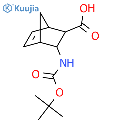 Boc-3-exo-aminobicyclo2.2.1-hept-5-ene-2-exo-carboxylic Acid structure