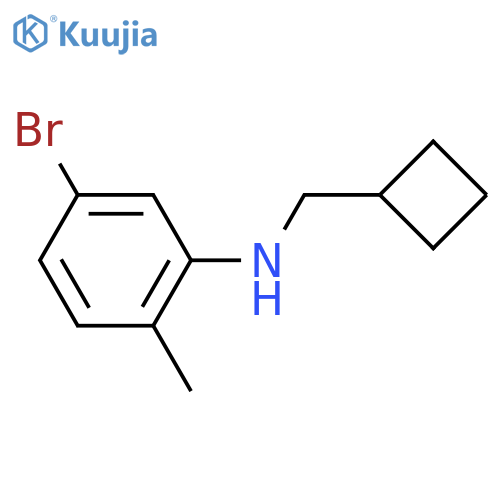 5-Bromo-N-(cyclobutylmethyl)-2-methylaniline structure