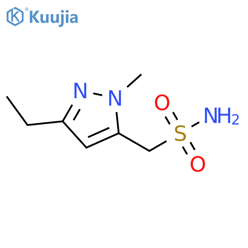 (3-ethyl-1-methyl-1H-pyrazol-5-yl)methanesulfonamide structure