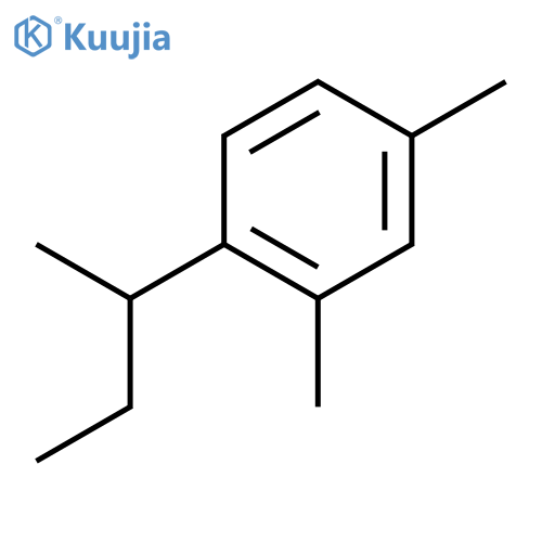 Benzene,2,4-dimethyl-1-(1-methylpropyl)- structure