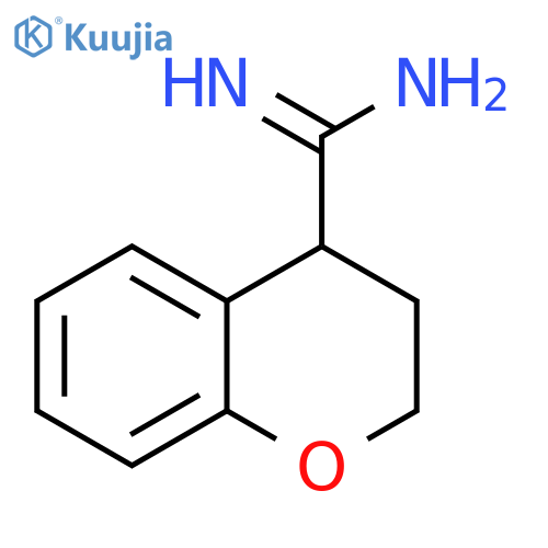 3,4-dihydro-2H-1-benzopyran-4-carboximidamide structure