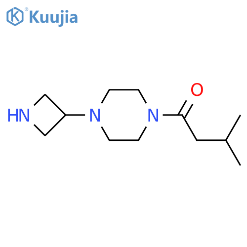 1-Butanone, 1-[4-(3-azetidinyl)-1-piperazinyl]-3-methyl- structure