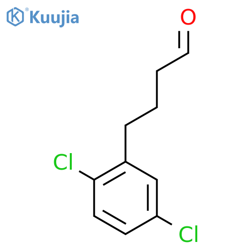 4-(2,5-dichlorophenyl)butanal structure