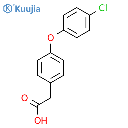 2-(4-(4-Chlorophenoxy)phenyl)acetic acid structure
