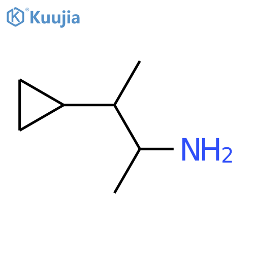 3-Cyclopropylbutan-2-amine structure
