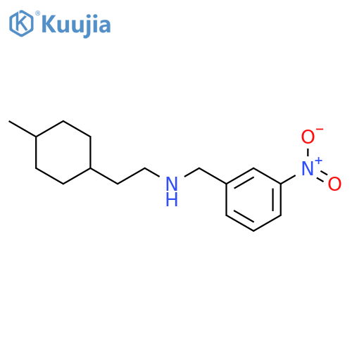 2-(4-methylcyclohexyl)ethyl(3-nitrophenyl)methylamine structure