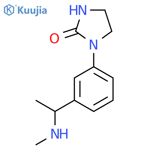 1-{3-1-(methylamino)ethylphenyl}imidazolidin-2-one structure