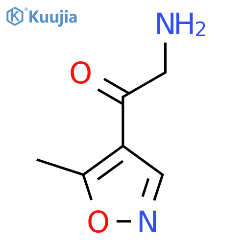 2-amino-1-(5-methyl-1,2-oxazol-4-yl)ethan-1-one structure