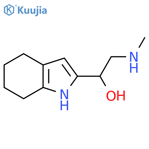 2-(methylamino)-1-(4,5,6,7-tetrahydro-1H-indol-2-yl)ethan-1-ol structure