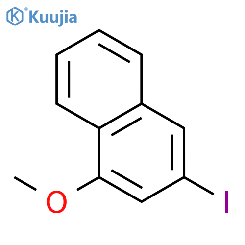 3-Iodo-1-methoxynaphthalene structure