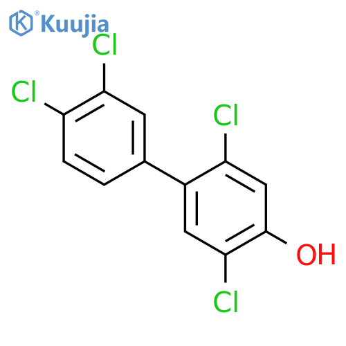 [1,1'-Biphenyl]-4-ol,2,3',4',5-tetrachloro- structure