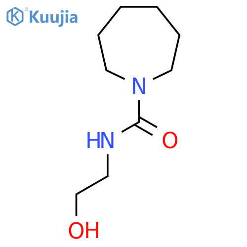 N-(2-hydroxyethyl)azepane-1-carboxamide structure
