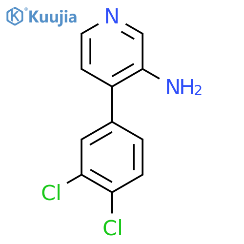 4-(3,4-Dichlorophenyl)pyridin-3-amine structure