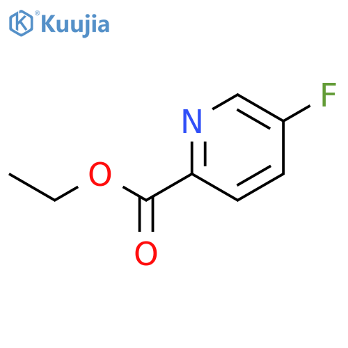 ETHYL 5-FLUOROPYRIDINE-2-CARBOXYLATE structure
