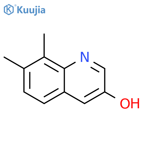 7,8-dimethylquinolin-3-ol structure