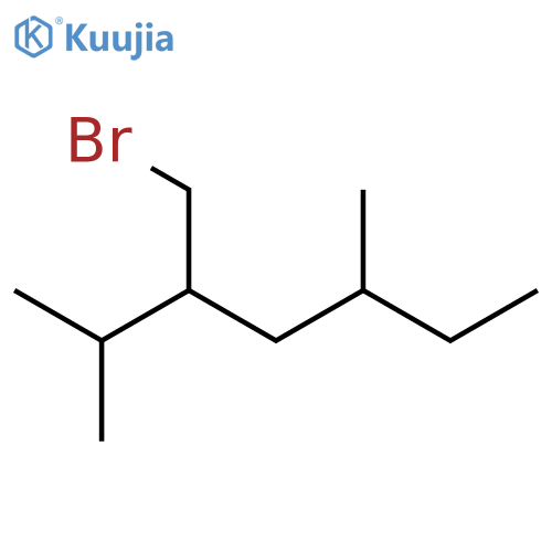 Heptane, 3-(bromomethyl)-2,5-dimethyl- structure