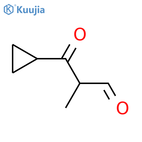3-Cyclopropyl-2-methyl-3-oxopropanal structure