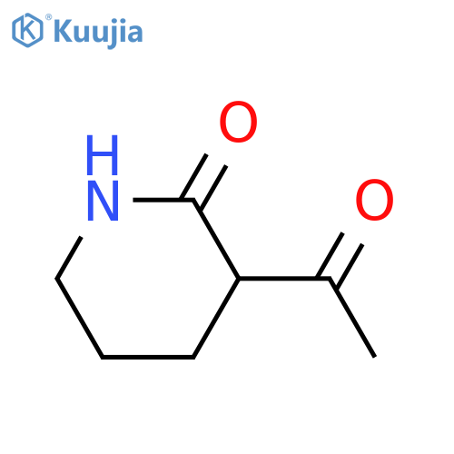 3-Acetylpiperidin-2-one structure
