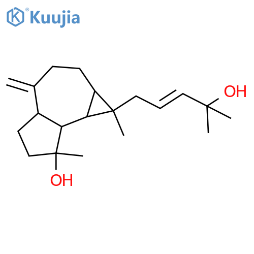 10(14),16-Cneorubadiene-4,18-diol; (1α,4β,5β,6α,7α,11β,16E)-form structure