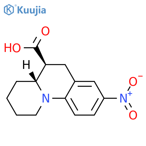 (4aR,5S)-8-nitro-1H,2H,3H,4H,4aH,5H,6H-pyrido1,2-aquinoline-5-carboxylic acid structure
