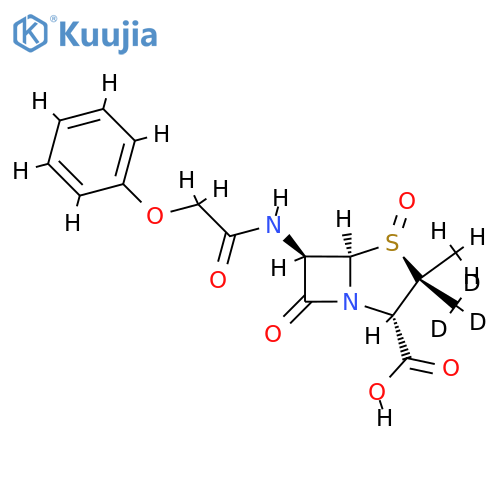 Penicillin V b-Sulfoxide-d3 structure