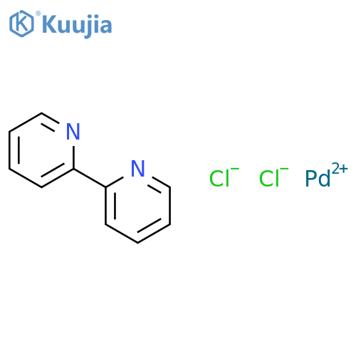 (2,2'-Bipyridine)dichloropalladium(II) structure