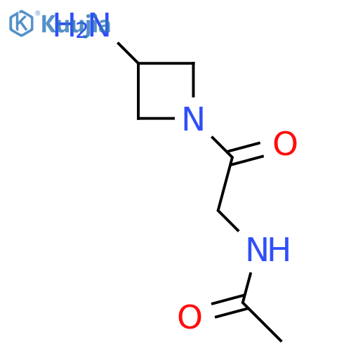 N-[2-(3-Aminoazetidin-1-yl)-2-oxoethyl]acetamide structure