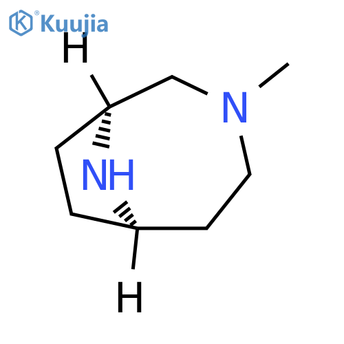 rac-(1S,6R)-3-methyl-3,9-diazabicyclo[4.2.1]nonane structure