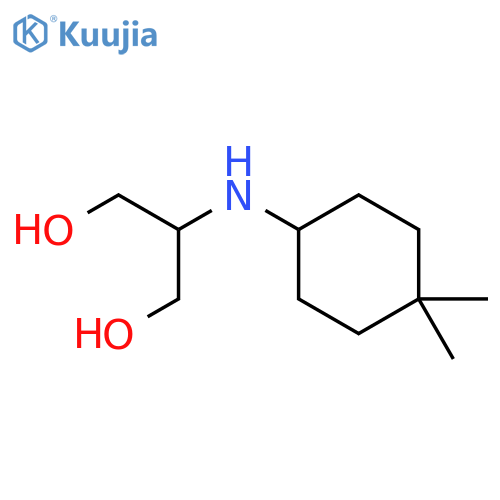 2-(4,4-dimethylcyclohexyl)aminopropane-1,3-diol structure