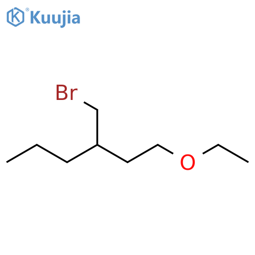 Hexane, 3-(bromomethyl)-1-ethoxy- structure