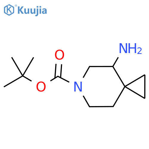 tert-Butyl 4-amino-6-azaspiro[2.5]octane-6-carboxylate structure