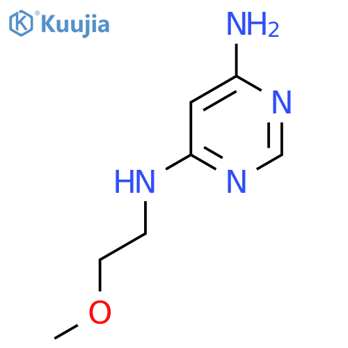 4-N-(2-Methoxyethyl)pyrimidine-4,6-diamine structure