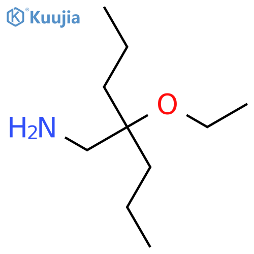 4-(aminomethyl)-4-ethoxyheptane structure