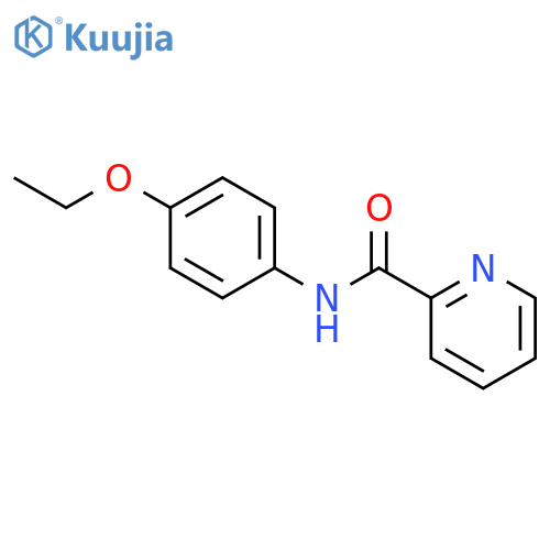2-Pyridinecarboxamide, N-(4-ethoxyphenyl)- structure