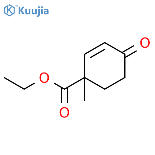 2-Cyclohexene-1-carboxylic acid, 1-methyl-4-oxo-, ethyl ester structure