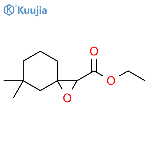 1-Oxaspiro[2.5]octane-2-carboxylic acid, 5,5-dimethyl-, ethyl ester structure