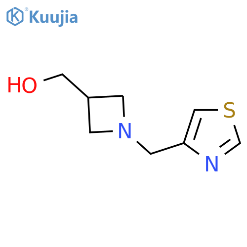 [1-(1,3-Thiazol-4-ylmethyl)azetidin-3-yl]methanol structure