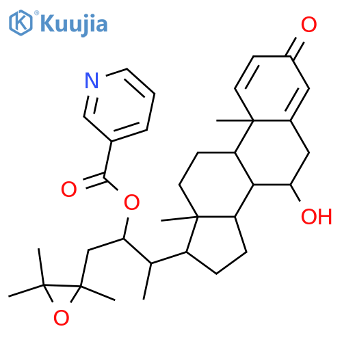 24,25-Epoxy-7,22-dihydroxyergosta-1,4-dien-3-one; (7α,22R,24S)-form, 22-O-(3-Pyridinecarbonyl) structure